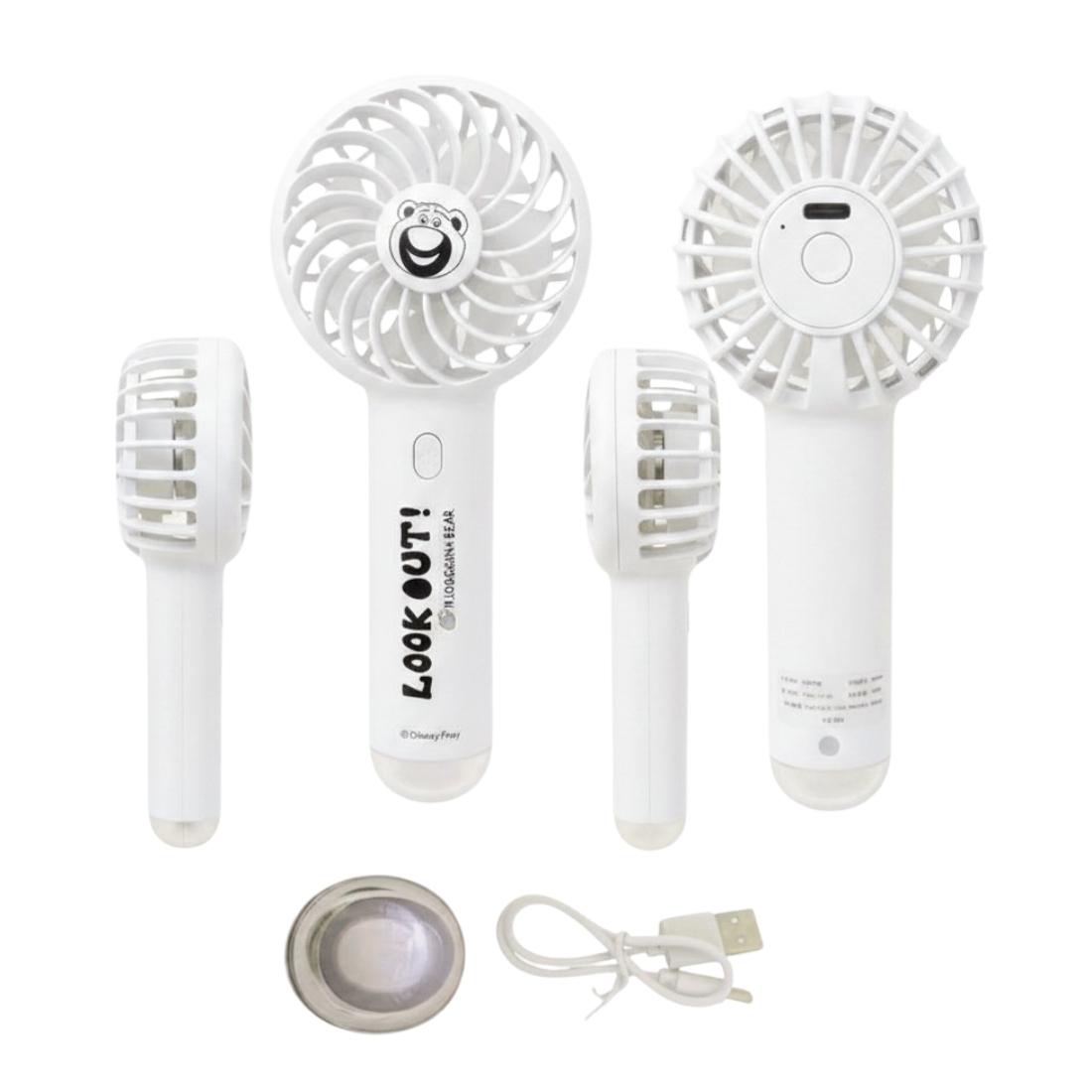 Mickey Cute Portable Fan with LED Light