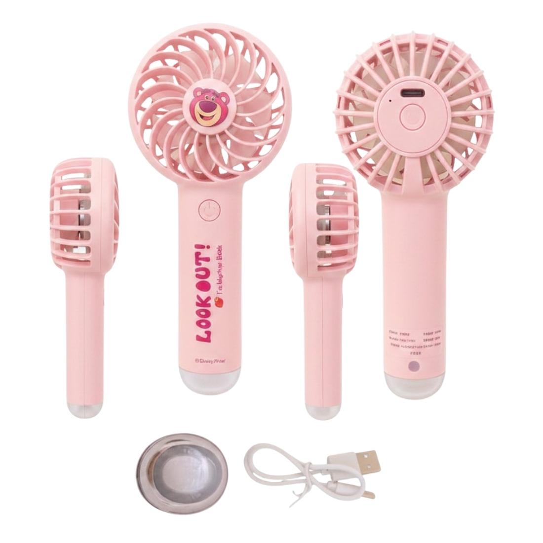 Mickey Cute Portable Fan with LED Light