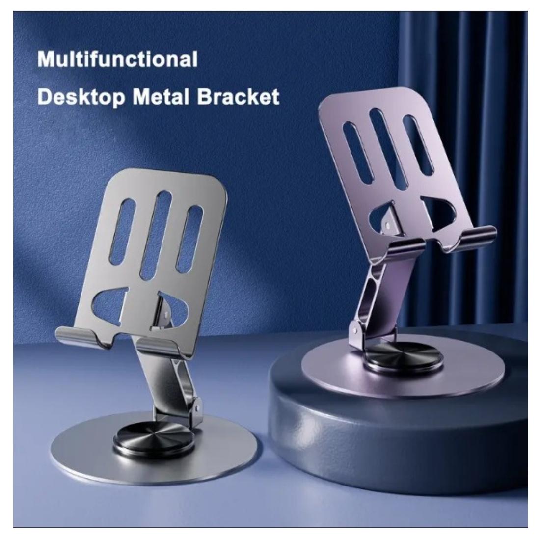 Multifunctional Foldable Metal Mobile Phone Holder Adjustable Phone Stand