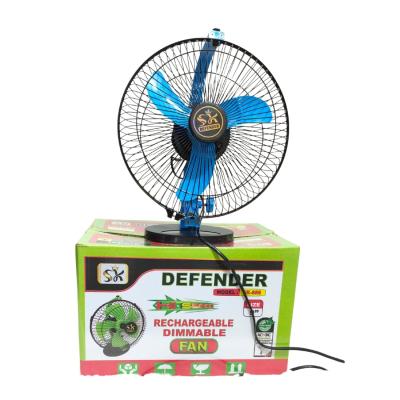 High Speed A.C.  D.C. 9 inch High-Speed Rechargeable Table Fan