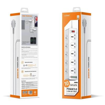 LDNIO SC10610 30W 10-Port USB Charger Power Strip